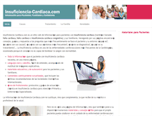 Tablet Screenshot of insuficiencia-cardiaca.com